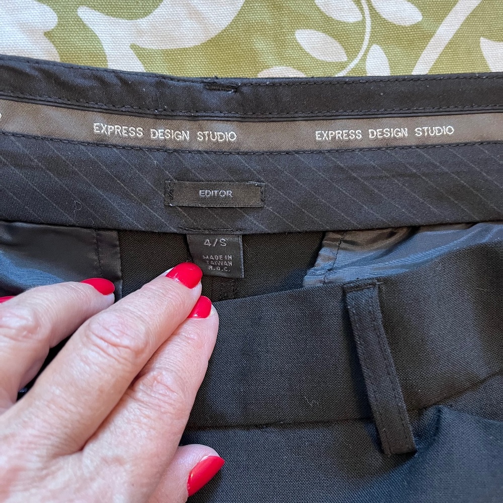 Express Editor Cut Work Trouser Size 4 Short - image 3